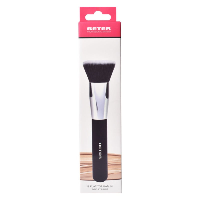 BETER Flat top Kabuki foundation brush, synthetic hair. Nº 18 - Image 3